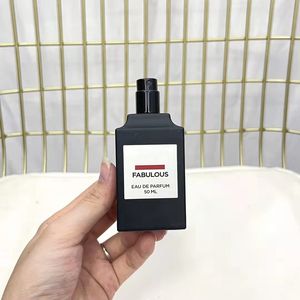 Perfume neutro fabuloso 50ml Black Bottle Perfume Spray 50ml EDP Incenso de fragrância elegante de alta qualidade