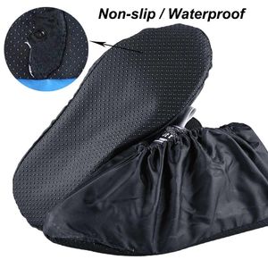 1pair wasserdichte Nicht -Slip -Schuhe Abdeckungen Waschkoffer in der Innenhülle, die Bodenteppichreinigung wiederverwendbarer Elastizitätsschuhschutz 240419