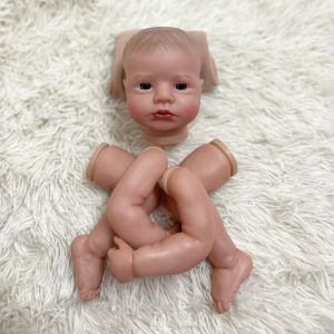 Куклы Loulou Awake 3D незаконченные нарисованные пустые наборы Reborn Doll Diy Blank Kits Reborn Doll Kit Kit Vinylike Baby Colls
