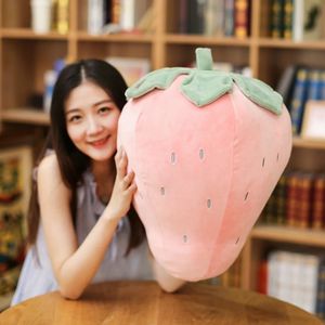 Soft Strawberry Pineapple Stuffed Pillow Sofa Cushion Fruits Plush Baby Toys For Children Birthday Christmas Gift for Kids Girls 240426