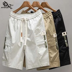 Pantaloncini da uomo pantaloncini da uomo 4xl 5xl estate nuovi pantaloncini sottili pantaloni da carico giuntare i pantaloni casual cinque punti adolescente pantaloni della tuta fitness shortl2405