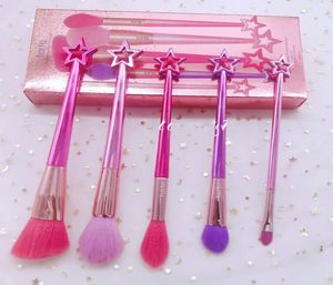 Brushe de maquiagem 5 PCs Definir pincels de sereia Blusher pincels Brushs Shadow Shadow Maghup Brush Tools Tools em pó Bruscos 3363375