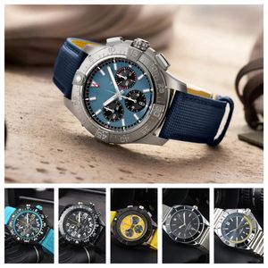 2024 Mens brei watches quartz movement Stainless Steel multifunctional chronography Solid Clasp Montre de luxe 1884 men wristwatches tling 058