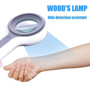 Анализатор кожи древесной лампы домашний уход за лицом светодиодного света