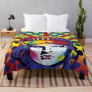 Blankets Peter Max Lady Throw Blanket Decorative Sofa For