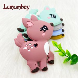 Blocks 5/10pcs Silicone Baby Teethers Fawn Food Grade Silicone Tiny Rod Children's Goods Nurse Gift Baby Teether Toys Bite Bites