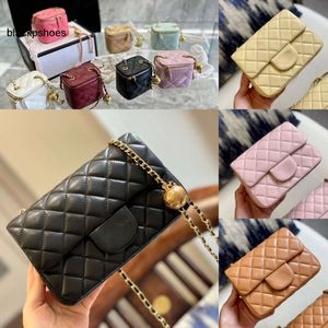 Chanellly Cchanel Chanellies Crossbody Bag Luxurys väskor Handväska mini CF Black Pink CC Designer Bags Gold Hardware Purs Woman Luxury Sling Bag Classic Flap Plånbok