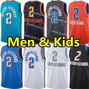 Hotsale Playoff Men Sga Shai Gilgeoous Alexande Basketball Jerseys Okc City Jersey Blue White Colet