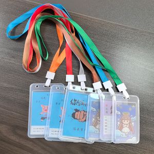 hanging Neck Type Work Card Protective Sleeve Environmental Protection Election Card Sleeve