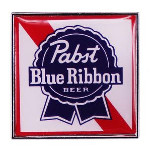 Значок логотипа пива винтажная эмалевая булавка