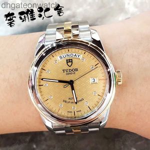 Unisex Fashion Tudery Designer Watches 3.53W Imperial Watch 18K Gold Automatic Mechanical Mens Watch 56003 med original logotyp