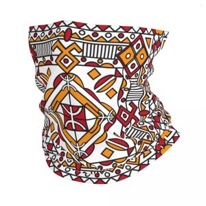 Bandanas Kabile Pottery Amazigh Ornament Bandana Neck Gaiter for Ski Running Women Mężczyzn Wrap Scalf Retro Geometryczne Balaklava W cieple