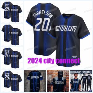 Miguel Cabrera 2024 City Connect Tigers Jersey Riley Greene Spencer Torkelson Tarik Skubal Matt Vierling Javier Baez Jake Rogers Carson Kelly Zach McKintry