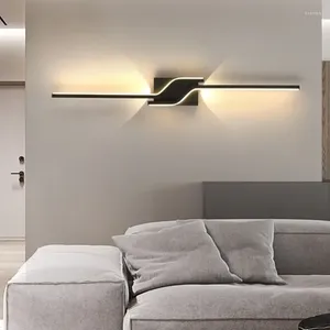 Wall Lamp Modern Minimalist LED Lights For Bedroom Bedside Living Room Bar Grille Sofa Lobby TV Background Lighting Decor Lamps