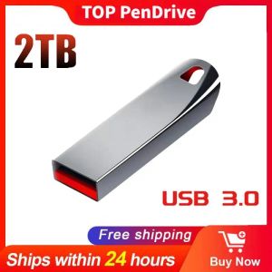 Drives USB Flash Drive 2TB Metal HighSpeed Pen Drive 1TB 128GB Waterproof OTG Usb PenDrive 256GB 512GB For Computer Storage Devices