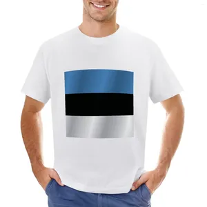 Men's Polos Estonia Flag T-Shirt Aesthetic Clothing Blacks Summer Tops Tshirts For Men
