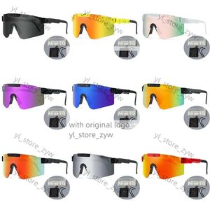 Sommaren Nya Viper Solglasögon Original Vipers Sport Google TR90 Polariserade solglasögon för män/kvinnor utomhus vindtät glasögon 100% UV400 speglad linsgåva
