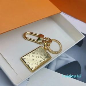 Designer Fashion Luxury Gold Envelope Key Ring Belt Original Box