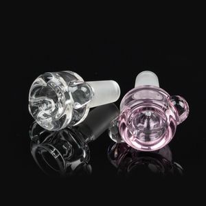 14mm 18mm cam kase, cam bong su borusu için banger sigara içme aksesuarları dab pt174