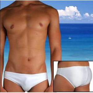 Suits Free shipping Private Customized BOYTHOR A New Brand Male Sexy LowWaist White Triangle Swim Trunks Tight Swimwear QuickDrying