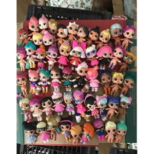 Outros acessórios de desenhos animados aleatórios enviados para a série LOL Doll 10cm Toy Baby Dolls Ação Figura Toys Kids Presente com cabelos de pano AC DHRC6