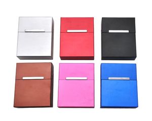 COURNOT Classic Size Aluminum Cigarette Case Cover For Cigarettes Case Holder Hard Metal Tobacco Storage Box Cigarette Accessories9390522