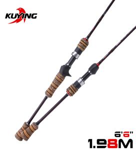 Kuying Teton L Luz 198m 60396039039 Baitcasting Casting Spinning Lure Fishing Haste Moldle Cane Stick Médio de Carbono F3140110