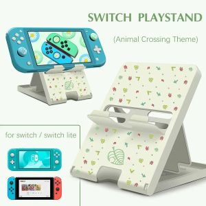 Racks für Switch Lite Holder Stand Game Accessoires für Nintendo Switch Ständer Einstellbare Halterung Animal Crossing Tragbares Fahrgestellbasis