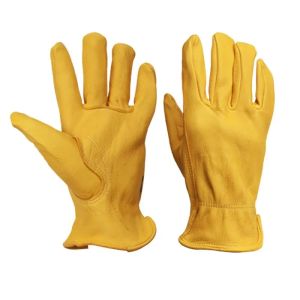 Handschuhe Haushaltsschutzausrüstung Hausarbeit Reparatur von Schweißgarten Sicherheit Kuhblenden Lederhandschuhe Handschuhe