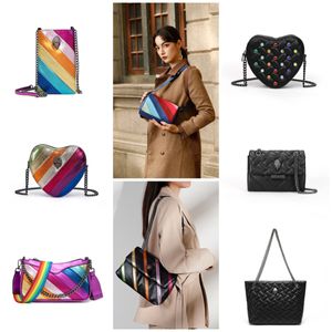 Designer -Tasche Cross Körper Kurt Geiger Herzbeutel Luxurys Handtasche Shop Regenbogenbeutel Leder Frau Schultergurt Männer Bumbag Reisekettenklappe Tasche Tasche Clutch Bag Liebe Liebe