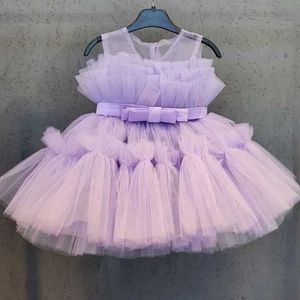 Kızlar Elbiseler Kızlar İçin Düğün Elbise Çocuklar Prenses Kostüm Tül Zarif Doğum Günü Ölçü Kız Kız Elbiseler Toddler Tutu Vestidos