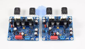 Усилители Новые наборы DIY 2PCS MX50 SE 100WX2 Двухканал Стерео аудио -мощность платы усилителей мощности