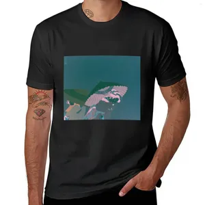 Herren Polos Kopie von Mädchen im Schnee Japanische Print T-Shirt ästhetische Kleidung Anime Herren T-Shirts lässig stilvoll