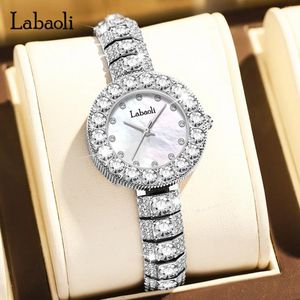 Wristwatches Women's Wristwatch Retro Diamond Bracelet Business Ladies Luxury Watches Simple Gorgeous Quartz Watch