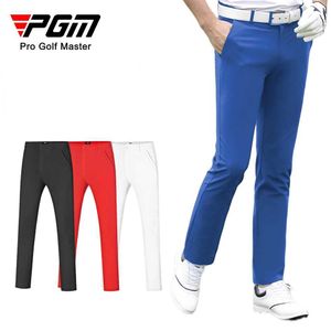 Men's Pants PGM Summer Mens Pants Elastic Casual Sports Pants Comfortable Quick Dry Male Trousers Mens Tennis Baseball Wear KUZ102 Y240506