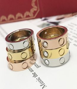 Słynna marka projektowa miłosne miłośnicy biżuterii Tytanium Stalowa wysoka jakość 11 moda