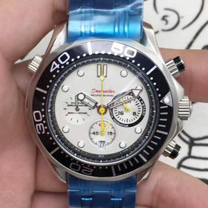 Zegarek designerski reloJ zegarek aaa kwarc zegarek ouujia żaglówka sześć igły stalowy kwarc zegarek FC001 Mechaniczny zegarek Hawkeag męski zegarek