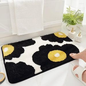 Carpets Modern Simple Bathroom Absorbent Anti-Slip Mat Fresh Household Door Entry Floor Bedroom Foot Rugs Carpet