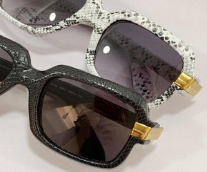 Mens designers de sol retangular homens fomens snakeskr square sol copos de 56 mm de molduras completas viagens vintage retro oculos shados7243665
