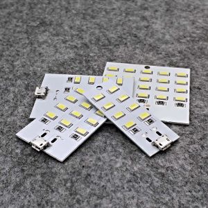 Аксессуары USB LED Book Lights 8LEDS 12LEDS 16LEDS 20LEDS SMD 5730 Светодиодная лампочка 5 В Вход Вход White USB Night Light Micro USB интерфейс