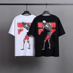 designerka koszulka graficzna koszule męskie Tshirt Ubrania sportowe bawełniany uliczny graffitir Hipster luźne zamocowanie strzałki i oleju B1