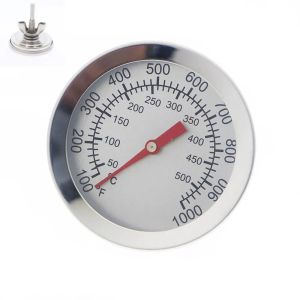 Grills Stainless Steel BBQ Smoker Grill Temperature Gauge Barbecue Thermometer Cooking Food Probe Grill Oven Home Kitchen Accessories