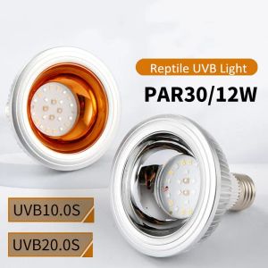 Lighting 10.0S 20.0S Professional Reptile UV Lamp Tortoise Lizard Bearded UVA UVB Basking Sunlight Heat Lamp Terrarium LED Light lampe c