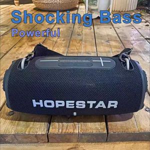 Przenośne głośniki Hopestar przenośny głośnik Bluetooth z Ultra Strong Bass Radio Drive USB Karta Aux Aux Bezprzewodowy głośnik stereo HiFi 20W J240505