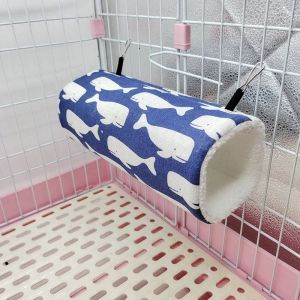 Käfige Hamster Käfig Frettchen Tunnel Hängematte für Ratte warmes Hamster -Röhrchen Spielzeug Hanging Bett Kaninchen Meerschweinchen kleine Tiere