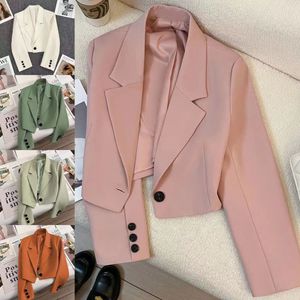 2024 New Women's Sits Blazers Letter Bordado de traje de traje blazer branco para mulheres mangas compridas grandes casaco de casaco