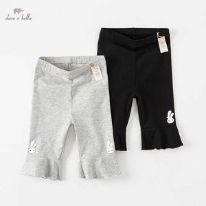 Shorts Dave Bella Girls Pants Summer New Childrens Calf Pants Childrens Clothing Baby Flash Pants DB2235631L2403