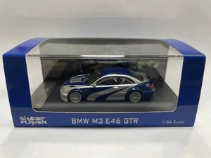 Diecast Model Cars 1/64 DCM M3 GTR E46 alloy car model requires speed classic completionL2405