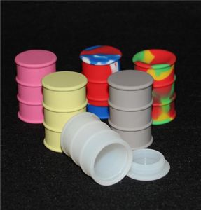 26 ml de barril de óleo de silicone jar dab recipiente de cera Silicone Oil Dab recipiente para Ecig Vapor Bong Bong Butão Hash Oil2898338