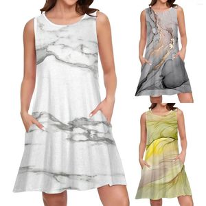 Casual Dresses Summer Ladies Loose Printed Dress